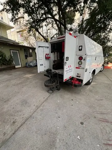 Magnet Plumbing service vehicle on-site for Faucet Repair in Kendall West