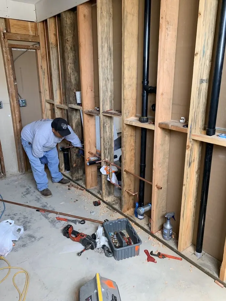 Commercial rough-in plumbing for Water Heater Replacement in Kendall West